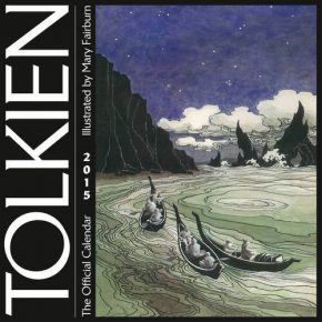 Cover of the Tolkien Calendar 2015 with artwork by Mary Fairburn