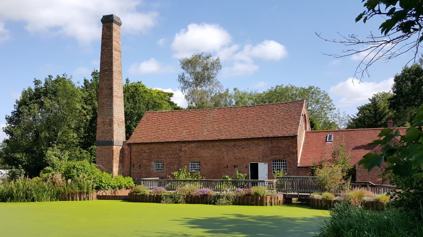 Sarehole Mill and the mill pond, September 2015.