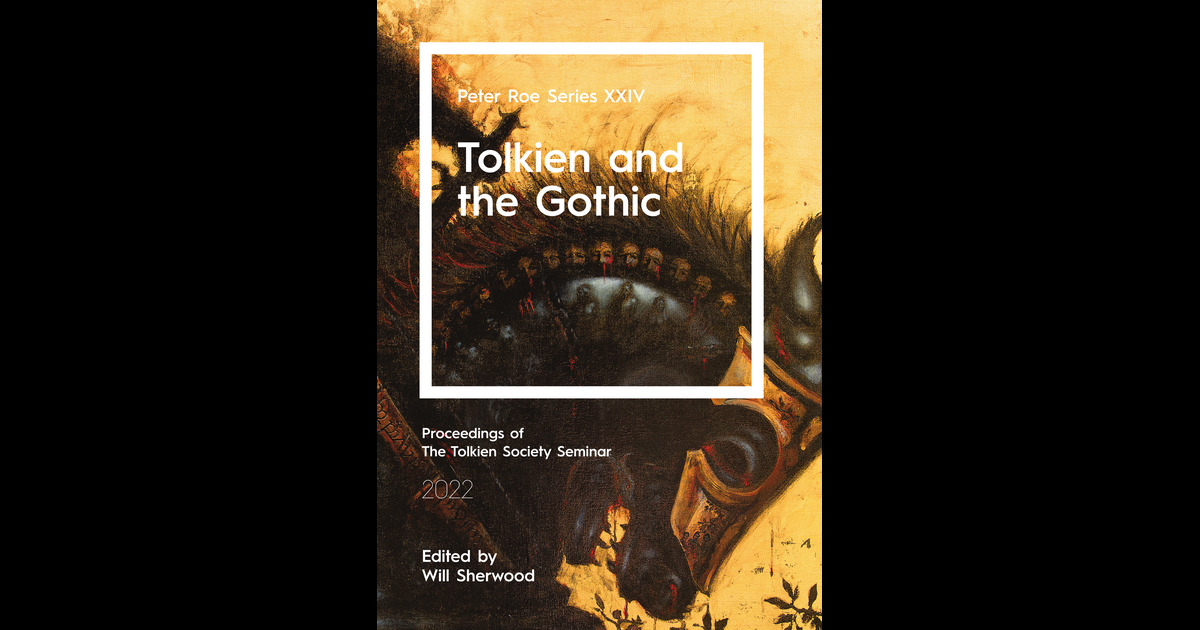 Cover art for Tolkien and the Gothic, edited by Will Sherwood